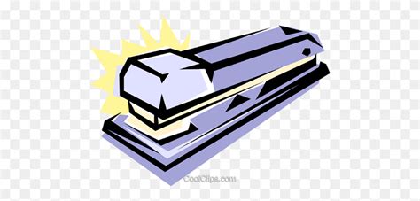 Stapler Royalty Free Vector Clip Art Illustration - Stapler Clipart ...