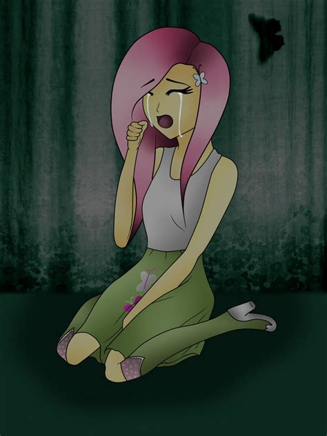 Fluttershy crying by sianbutler27 on DeviantArt