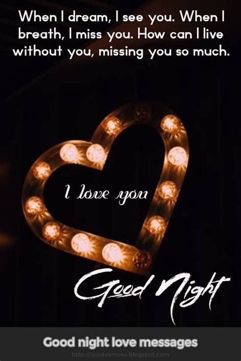 Good night love messages | Good night love messages, Beautiful good night quotes, Good night ...