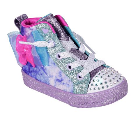 Twinkle toes high tops | Girls skechers, Skechers kids shoes, Skechers