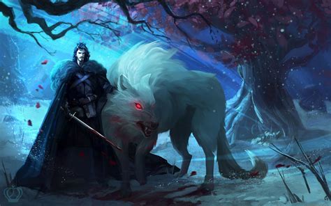 Ghost Game Of Thrones Wallpaper