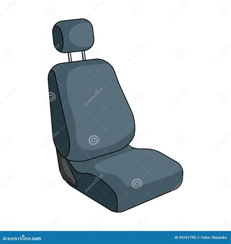 Car Seat.Car Single Icon in Cartoon Style Vector Symbol Stock Illustration Web. Stock Vector ...