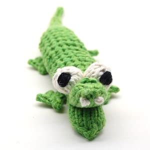 Grinnin' Gator Amigurumi Alligator Plush Toy Knitting Pattern PDF Digital Download - Etsy