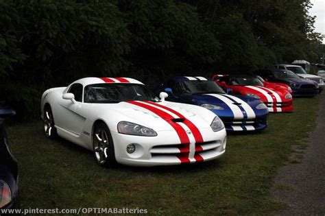 Dodge Vipers- red, white & blue | Dodge viper, Super cars, Super sport cars