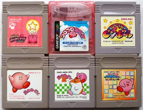 Kirby: lot of 6 Kirby games for the Nintendo Game Boy / - Catawiki