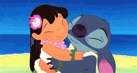 Stitch Hug GIF - Stitch Hug LiloAndStick - Discover & Share GIFs