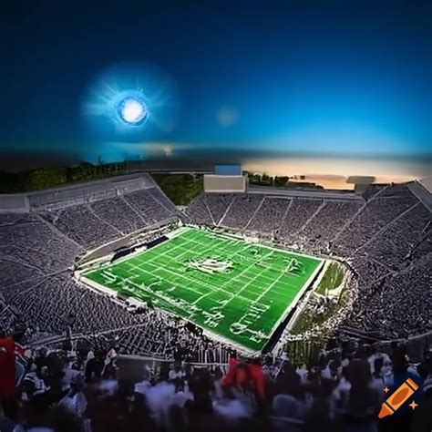 Jackson state university football stadium redesign on Craiyon