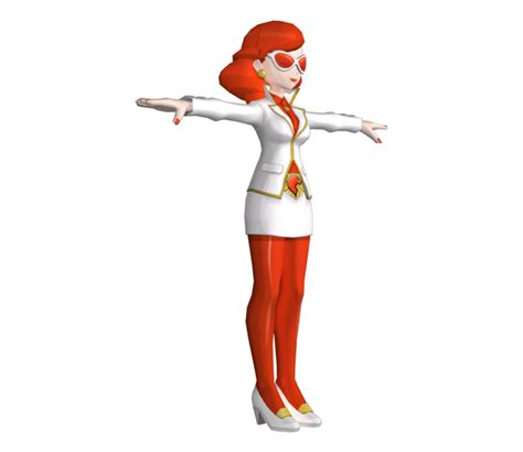 3DS - Pokémon X / Y - Team Flare Admin (Female) - The Models Resource