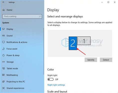 Windows 10 Display Settings