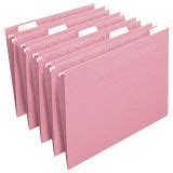 Smead Colored Hanging File Folders, Letter Size, 1/5-Cut Tab, Pink, 25 ...