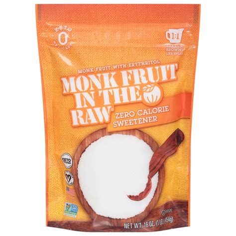 Save on Monk Fruit in the Raw Zero Calorie Sweetener Order Online Delivery | Food Lion