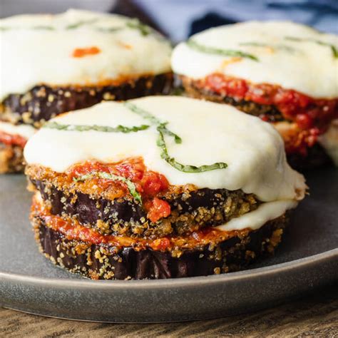 Keto Eggplant Parmesan Stacks - Low Carb Maven