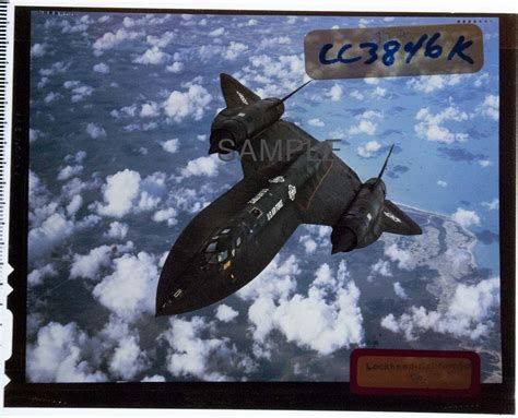 LOCKHEED SKUNK WORKS SR-71 BLACKBIRD 4"X5" COLOR TRANSPARENCY 07 | #1868219772