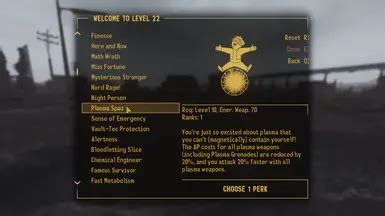 Simple Perk Buffs at Fallout New Vegas - mods and community