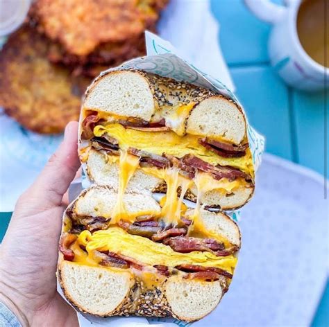 Bacon, Egg and Cheese Bagel Sandwich Recipe | The Feedfeed