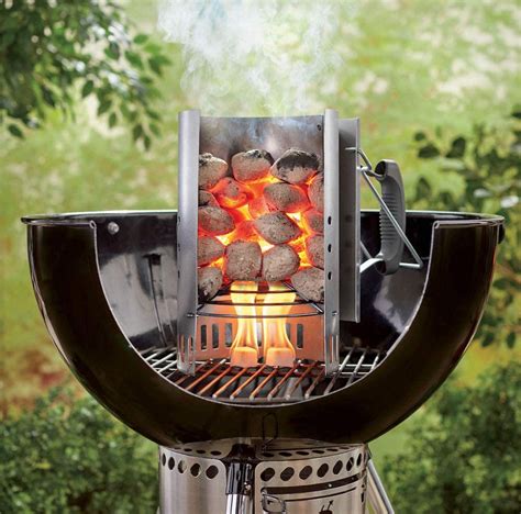 Hisencn Kohle Anzündkamn für Weber Holzkohlegrill zubehör, Grillkamin Anzünder | eBay