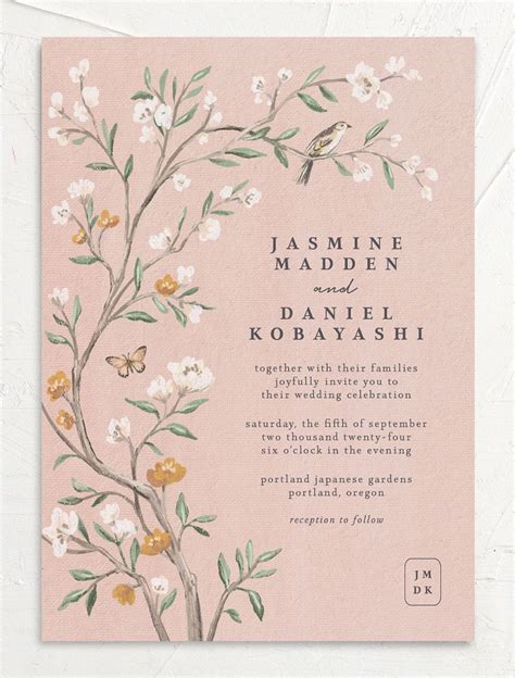 Decorative Garden Wedding Invitations | Garden wedding invitations ...