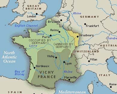 VICHY FRANCE MAP - Recana Masana