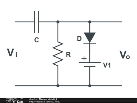 Clamper circuit_1 - CircuitLab