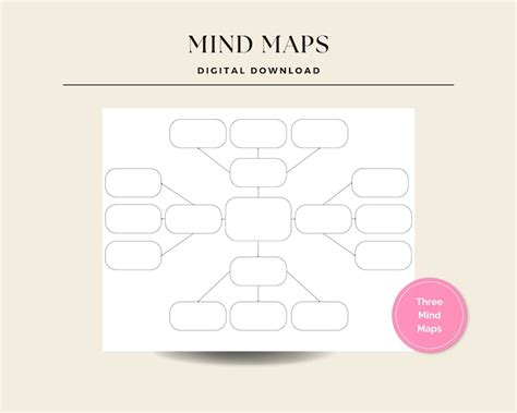 Printable Mind Map Templates - Etsy