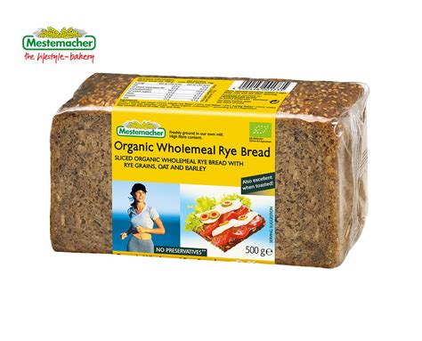 Organic Wholemeal Rye Bread – Mestemacher