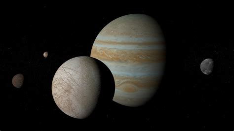 Jupiter and the Galilean Moons by Microsoft | Wallpapers | WallpaperHub