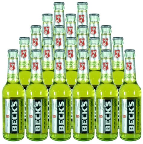 20 bottles of Beck's Green Lemon 0.33l - beer mixed drink ...