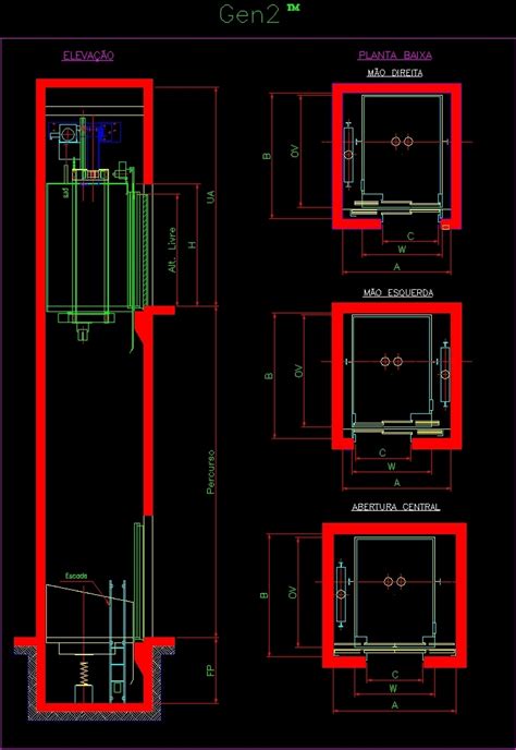 Lift Details Dwg Plan For Autocad Designs Cad