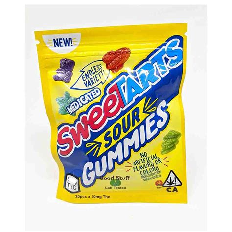 Sweet Tarts Sour Gummies (500MG) - Canna Care BC