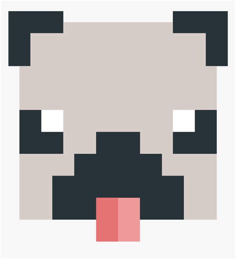 Minecraft Png Images - Make A Pug Face In Minecraft, Transparent Png , Transparent Png Image ...