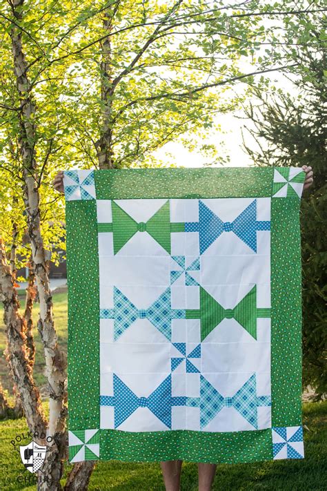 New Bow Tie Quilt Pattern - The Polka Dot Chair