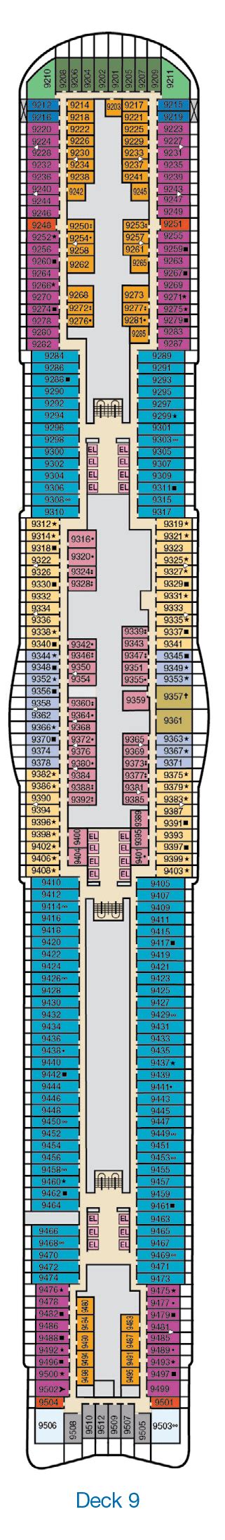 Carnival Jubilee Deck Plans | CruiseInd