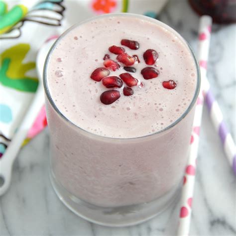 Pomegranate Smoothie - Eat. Drink. Love.