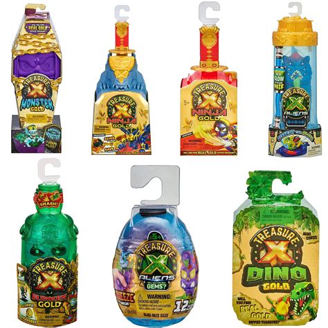 Treasure X Toy Monsters Gold Alien Hunters Ninja Hunters Dragon’s Sword Pack Aliens Ooze Egg ...