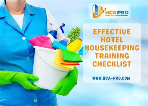 Effective Hotel Housekeeping Training Checklist - Hospitality Career ...