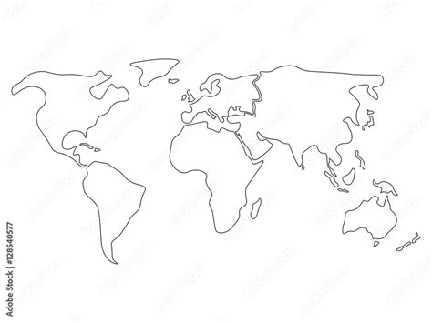 Blank Map Of North America And Europe - Freddi Bernardina