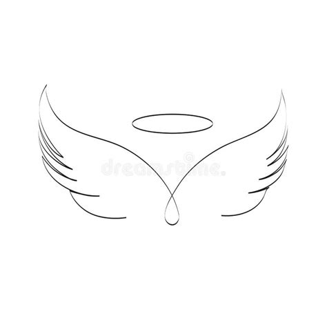 Angel Wings Tattoo Stock Illustrations – 11,095 Angel Wings Tattoo ...