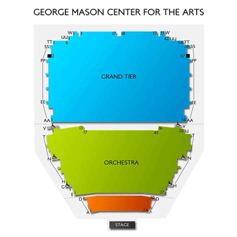 George Mason Center For The Arts Seating Chart | Vivid Seats