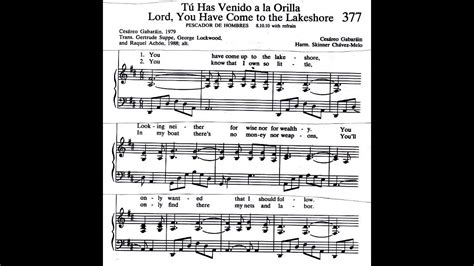 Lord, You Have Come to the Lakeshore (Hymn 377) - YouTube