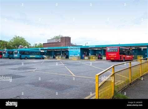 Crewe bus station, Cheshire UK Stock Photo - Alamy