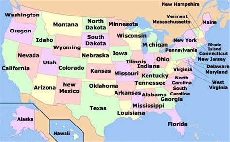 Estados Unidos Mapa America - MadelineBosanquet