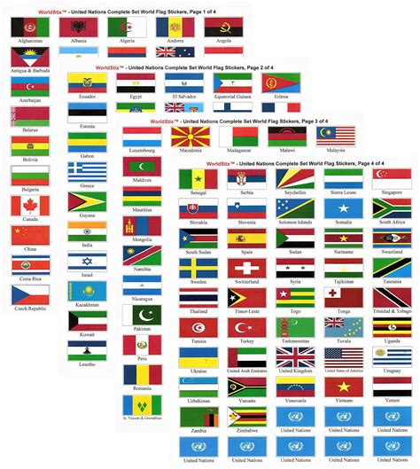 Country Flags And Their Names