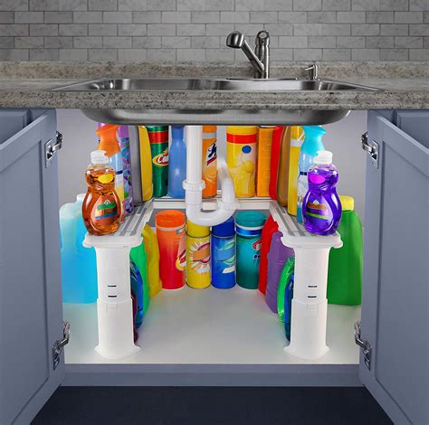 Create Extra Storage with the Under Sink Organizer - GetdatGadget