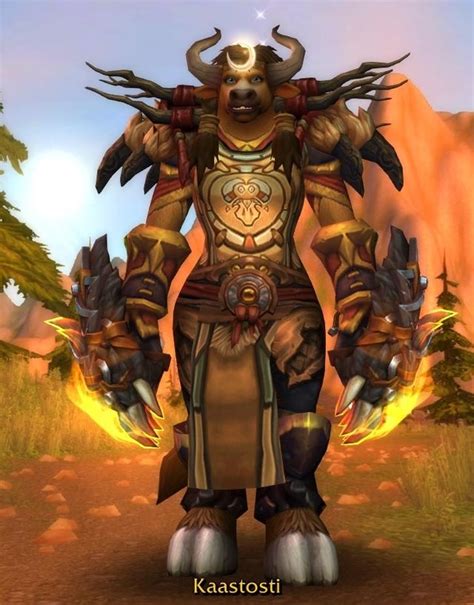 Tauren druid, Love it. : r/Transmogrification