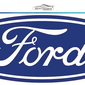 Ford Blue Oval Vinyl Moveable Decals In-door With Air Release NOT OEM ...