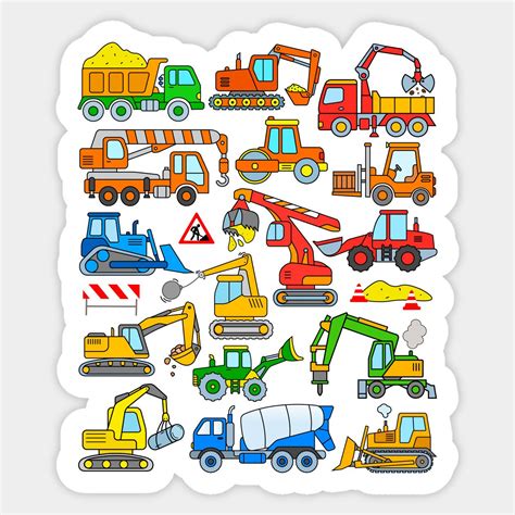 Excavators, diggers and many other construction vehicles and machines for kids -- Choose from ...