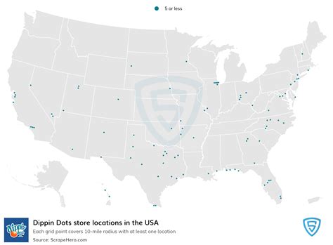 List of all Dippin Dots store locations in the USA - ScrapeHero Data Store