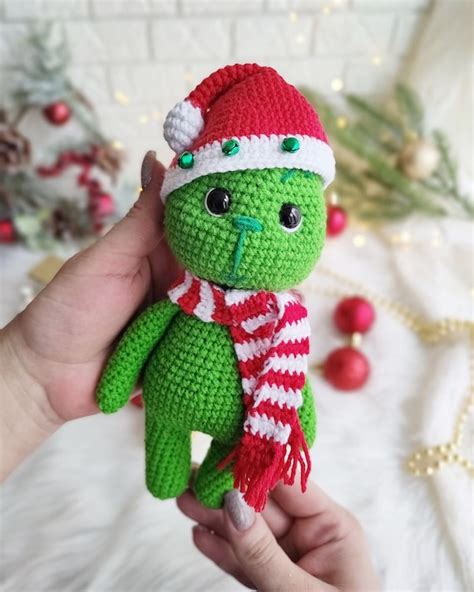 Grinch Christmas Crochet PATTERN Amigurumi Toy the Christmas - Etsy