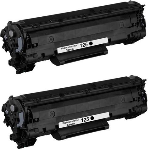 Canon 125 (3484B001) Black Toner Cartridge | 2 Pack | 1ink.com