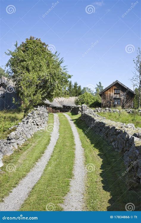 Old farm landscape stock photo. Image of barn, pasture - 17834866